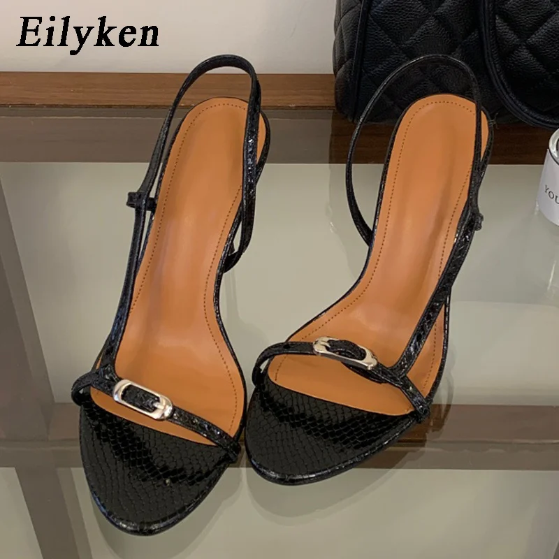 eilyken-ストリートスタイル-セクシーな細いハイヒール-オープントゥ-レディースサンダル-ファッション-バックルストラップ-宴会-ストリップシューズ
