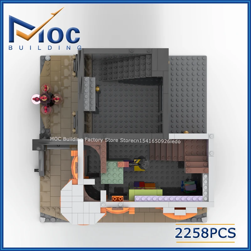 

Строительные блоки MOC, классическая серия фильмов, модель замка, волшебная башня Owlery, креативные игрушки, сделай сам, сборка кирпичей, дисплей, рождественские подарки