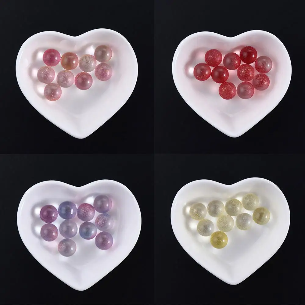 Perles rebondissantes pour machine à jouets d'aquarium, boule de verre Shoous, boule de flipper, boules de verre, matériaux faits à la main de bricolage, décoration d'intérieur