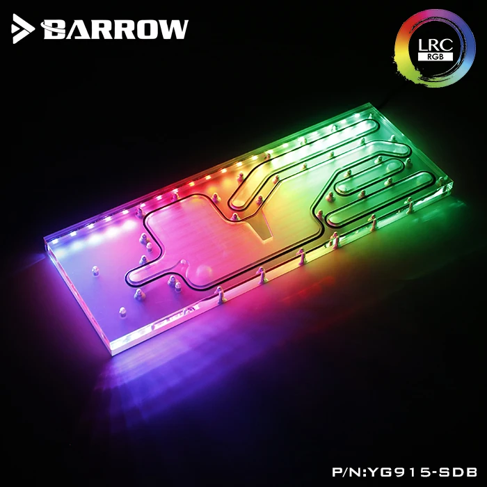 Barrow Acrylic Board Water Channel Solution kit use for IN WIN 915 Computer Case / Kit for CPU and GPU Block / Instead reservoir