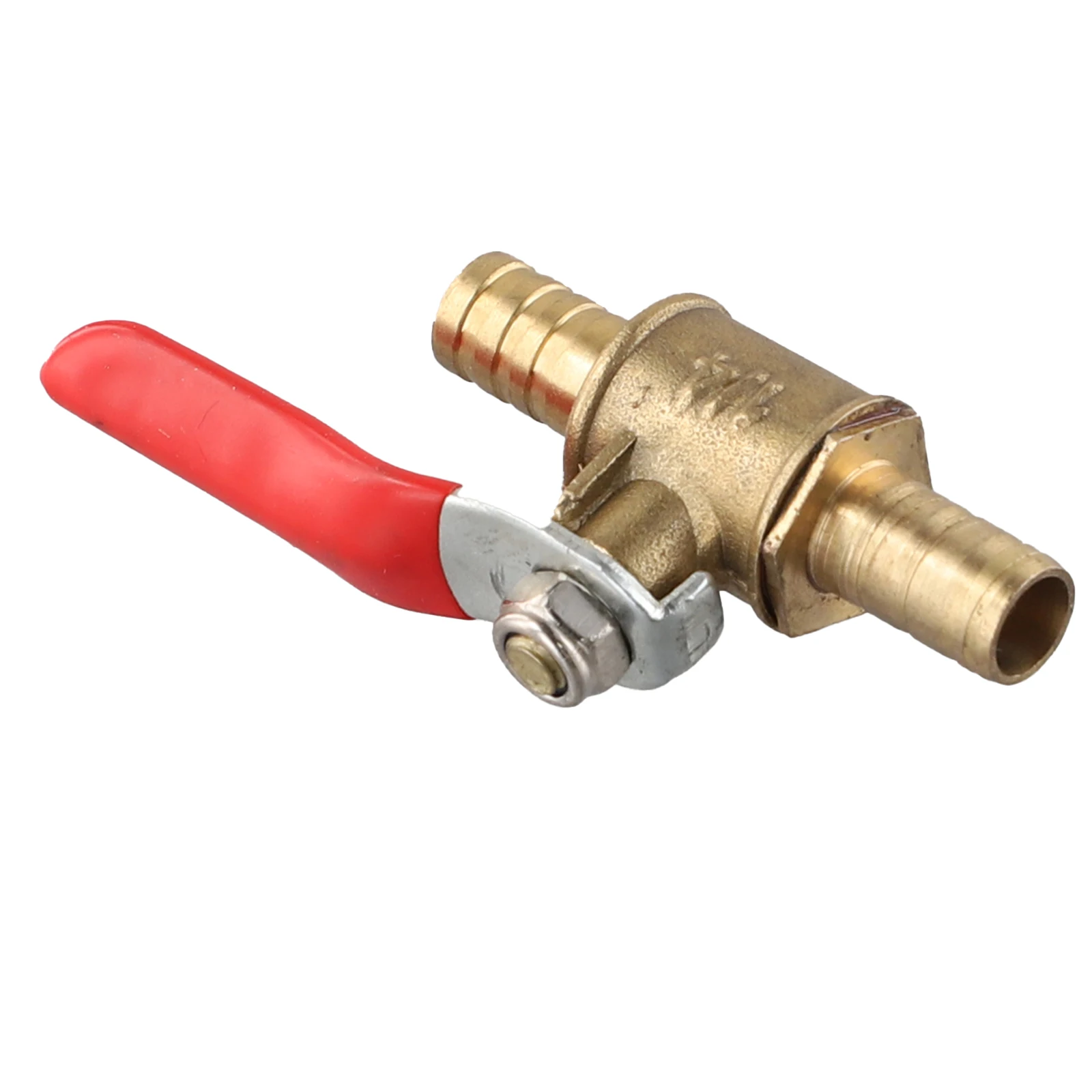 Inline Brass Ball Valve Featuring Hose Barb Connections OD 6mm 8mm 10mm 12mm for Reliable Water Air Line Flow Control
