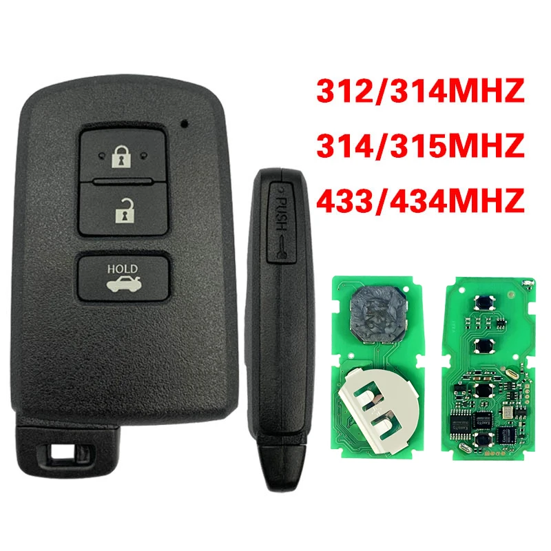 

CN007148 Aftermarket 8A Chip 312/315/434MHz FCC HYQ14FBA PN 281451-0020 For Toyota Corolla Camry RAV4 Avalon Prius 2012-2019