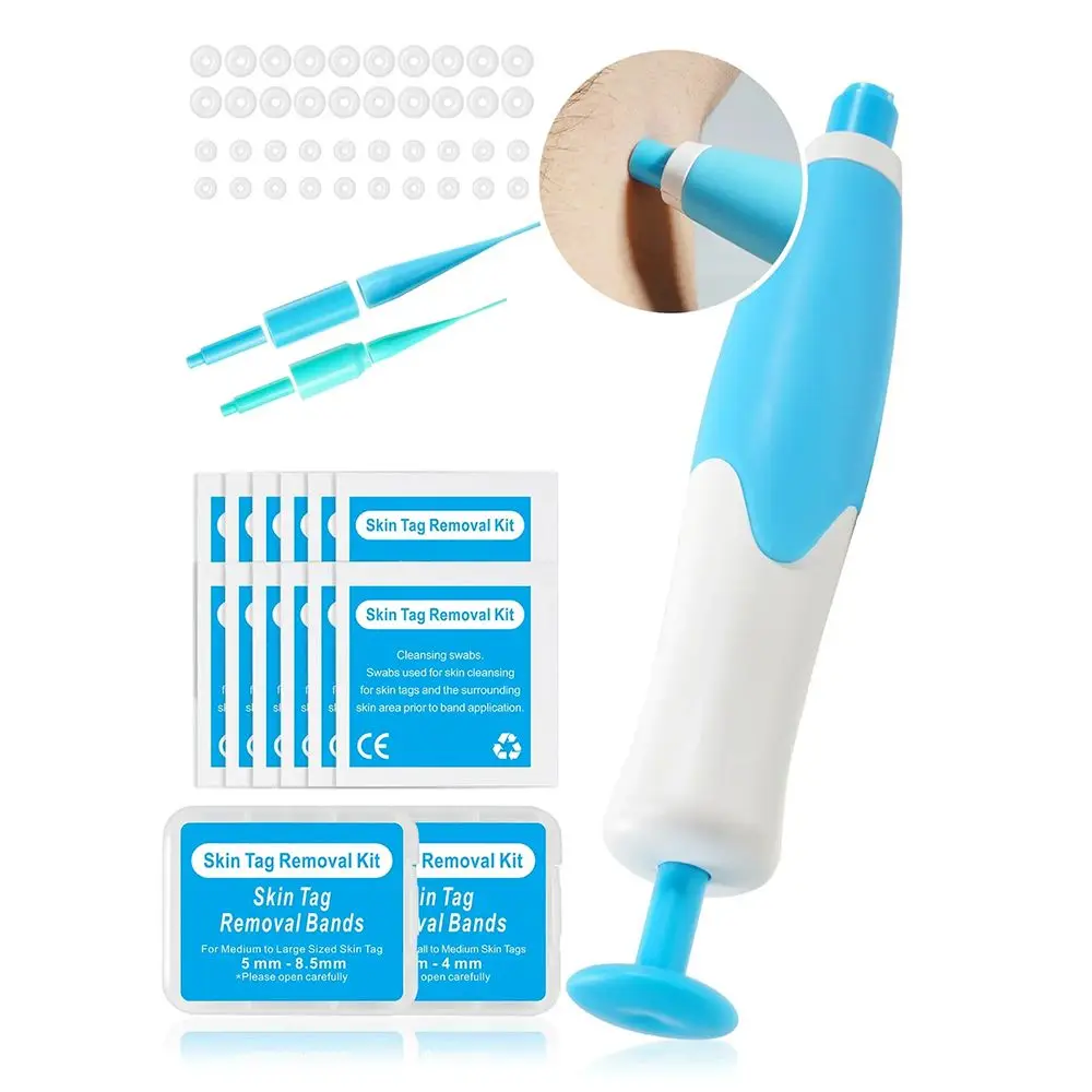 2 in 1 Auto Micro Skin Tag Remover Device Cleaning Multifunction Mole Stain Wart Corn Remover Tool 2-8.5mm Health