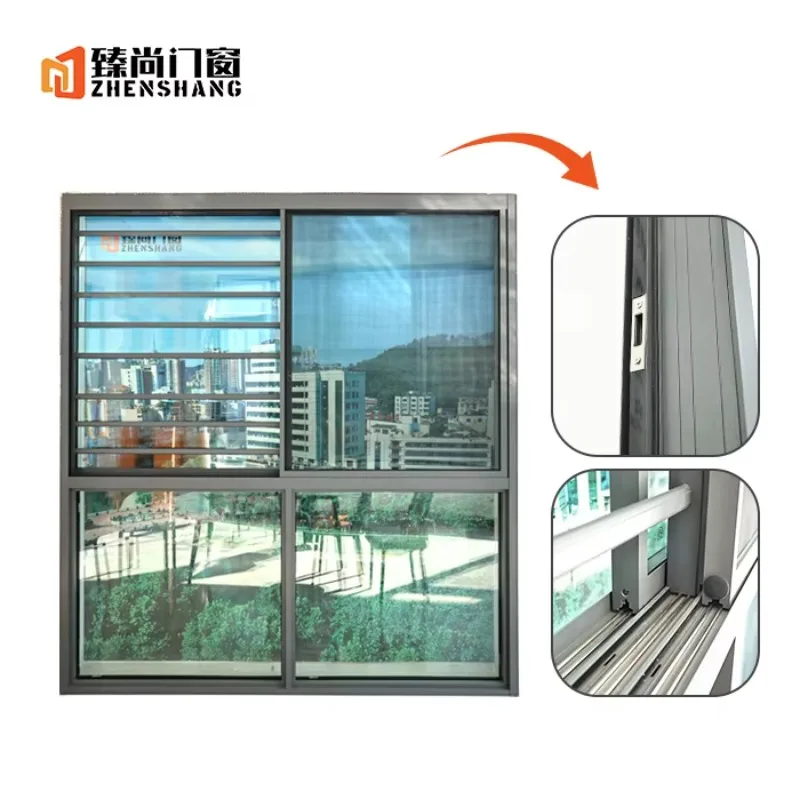 

Современные ударопрочные окна с защитой от ураганов, раздвижные окна для вилл, домов, квартир и спален