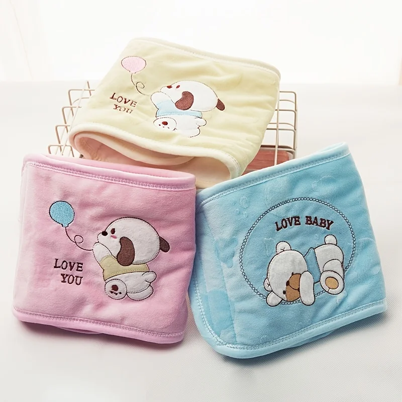 Cartoon Pattern Cotton Baby Infant Umbilical Cord Belly Band Baby Belly Protector Soft Newborn Navel Belt