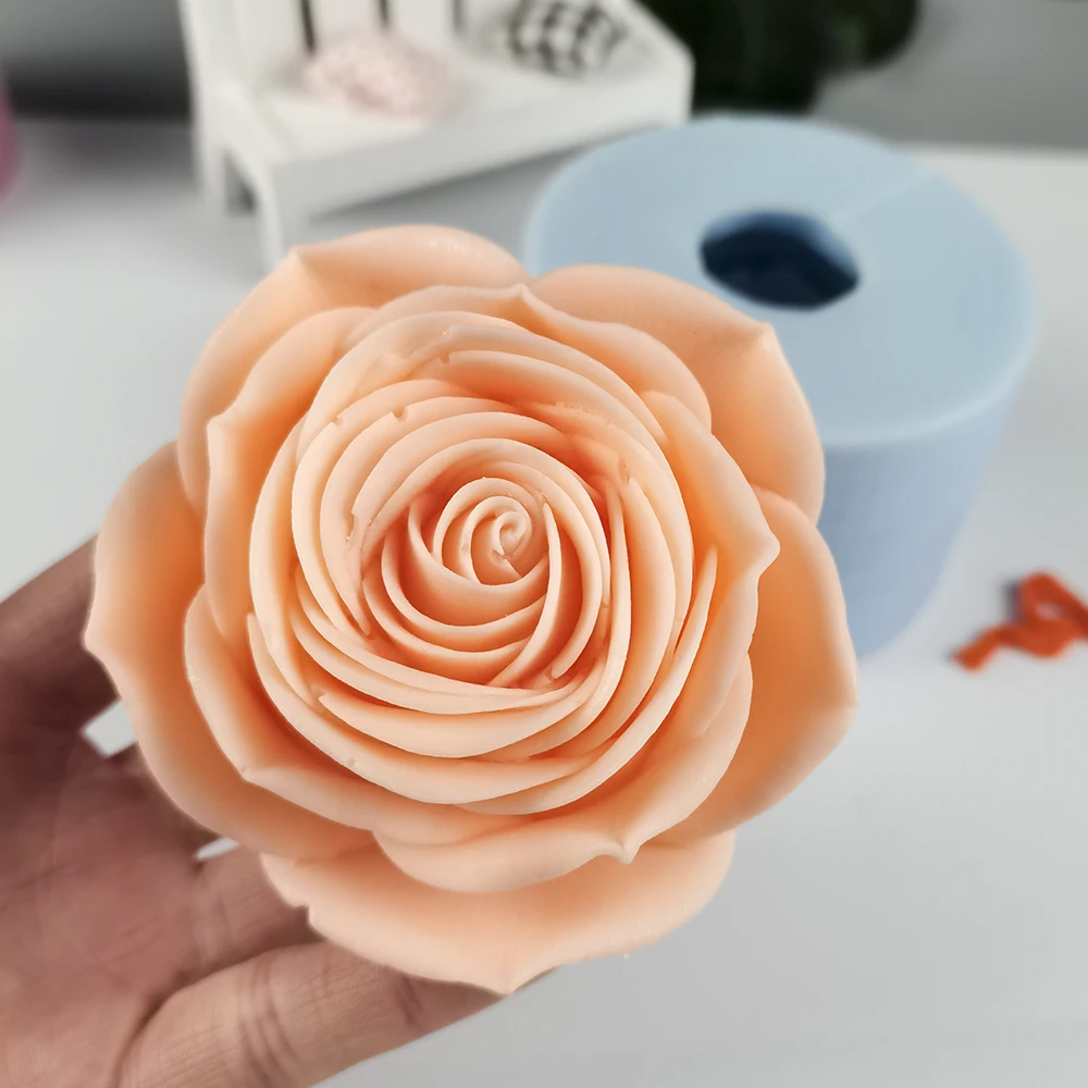 

3D Flowers Sun Rose Silicone Mold Bloom Shape Cake Chocolate Candle Soap Mould DIY Aromatherarpy Household Decoration Tools