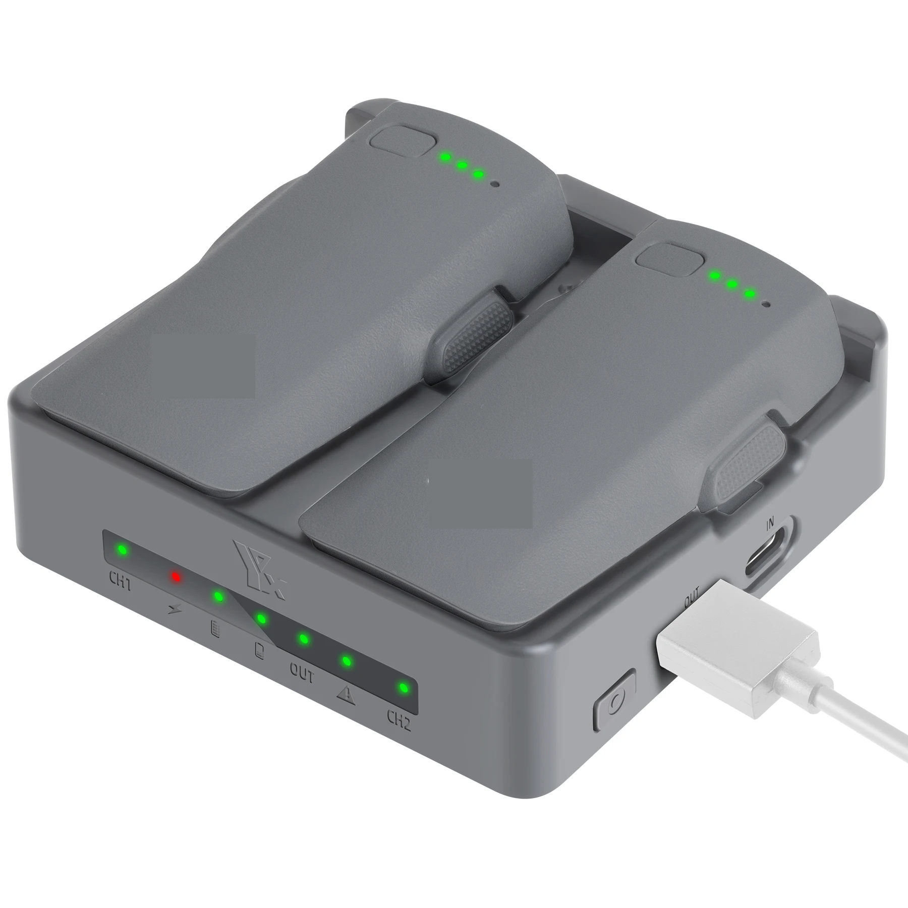 Neo 2 Schnellladegerät 2 Stück Akku 45 W schnellere Ladestation Haushälterin für DJI NEO 2 Drohnenzubehör Ladegerät Kontrollleuchte