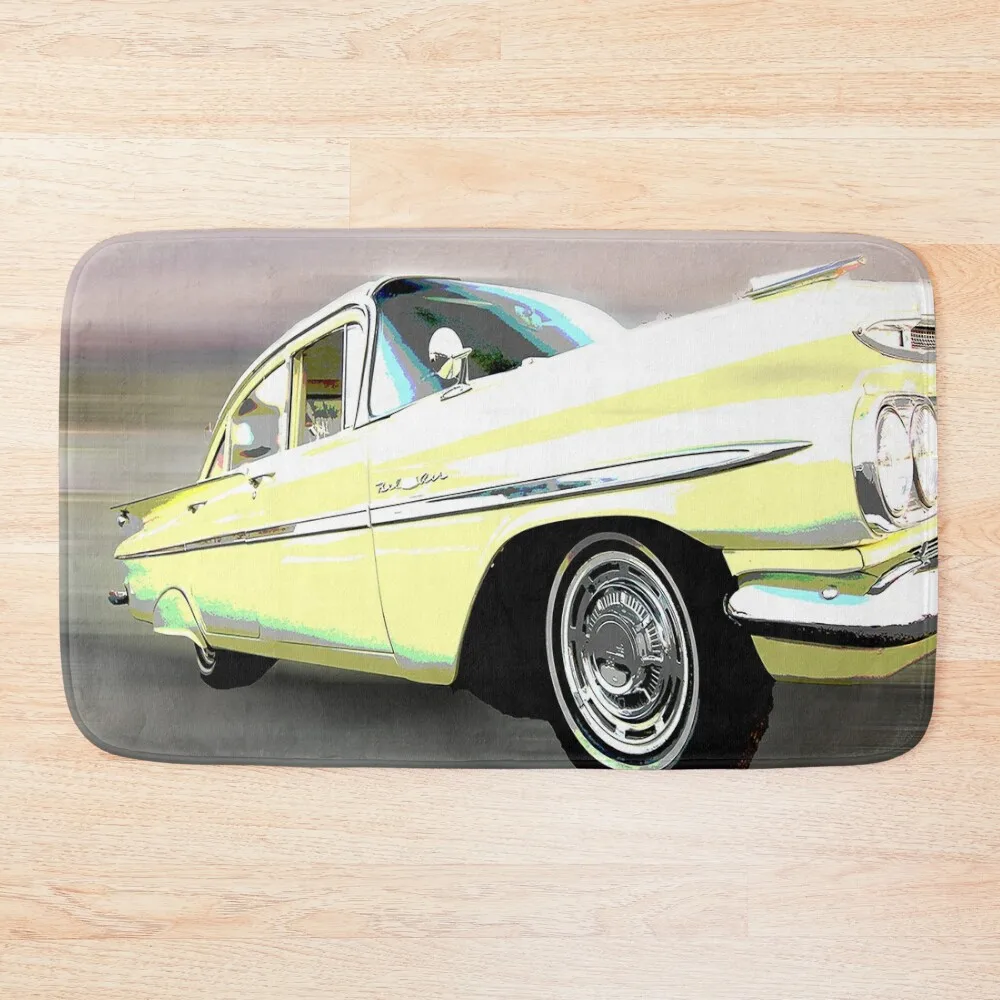 

Classic Retro Car Bath Mat Sets Of Bathroom Accessories For Hallway On The Floor Entrance Carpet Mat