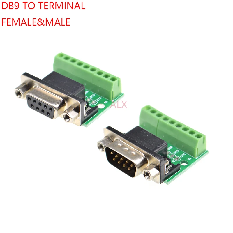 2PCS DB9 9PIN Male …