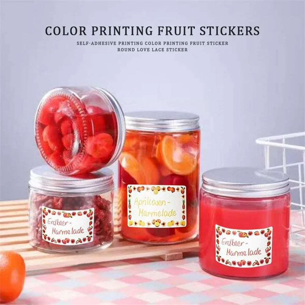 Blank DIY Label Stickers 250pcs Removable Refrigerator Kitchen Food Storage Mark Paper Sticker Labels Handwriting Date Stickers