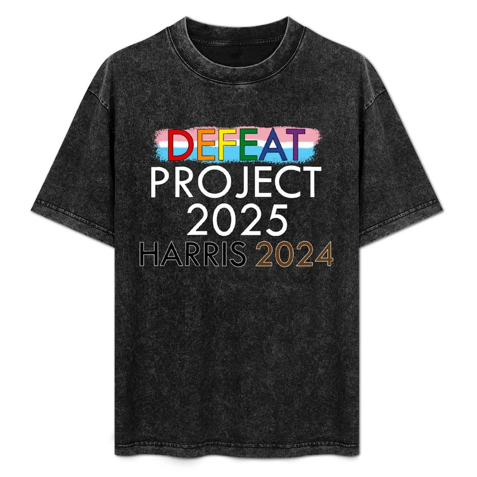 Kamala Harris - Defeat Project 2025 T-Shirt custom t shirt vintage anime shirt men tshirt