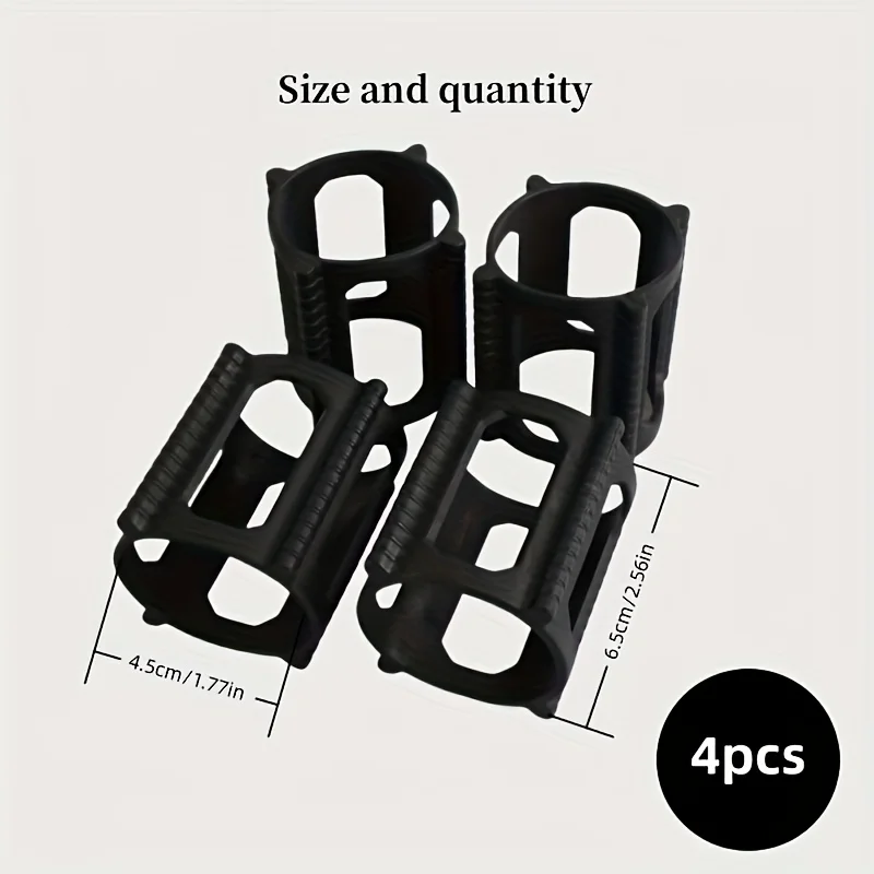 4PCS Skateboarding Wheel Sleeve Dolphin Jump Fixed Assist Skateboarding Beginner Exercise Double Tilt Wheel Lock