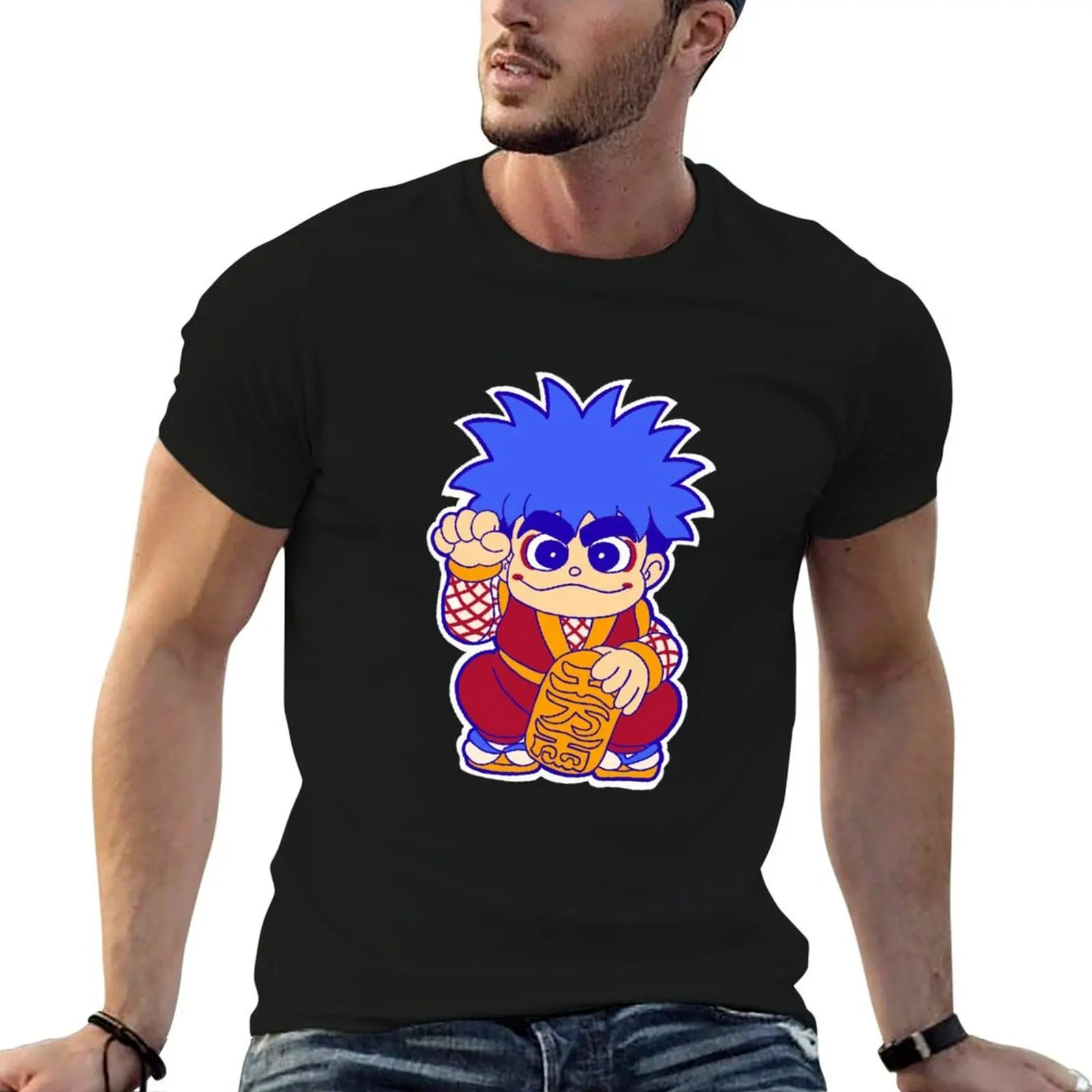 Maneki Goemon T-Shirt summer top Personalized t-shirt mens t shirt