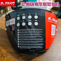 MX436 Helmet Black Silver Transparent Color Visors,LS2 MX436 MX701 MX702 PIONEER EVO Off-road Motorcycle Helmet Windshield Lens