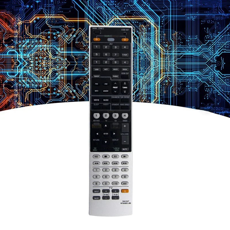 Mando a distancia de repuesto para Yamaha, Receptor AV, RX-V1067BL, RX-V1067, RXV1067BL, RXV1067, RX-A1000, WT92830JEX, RAV347