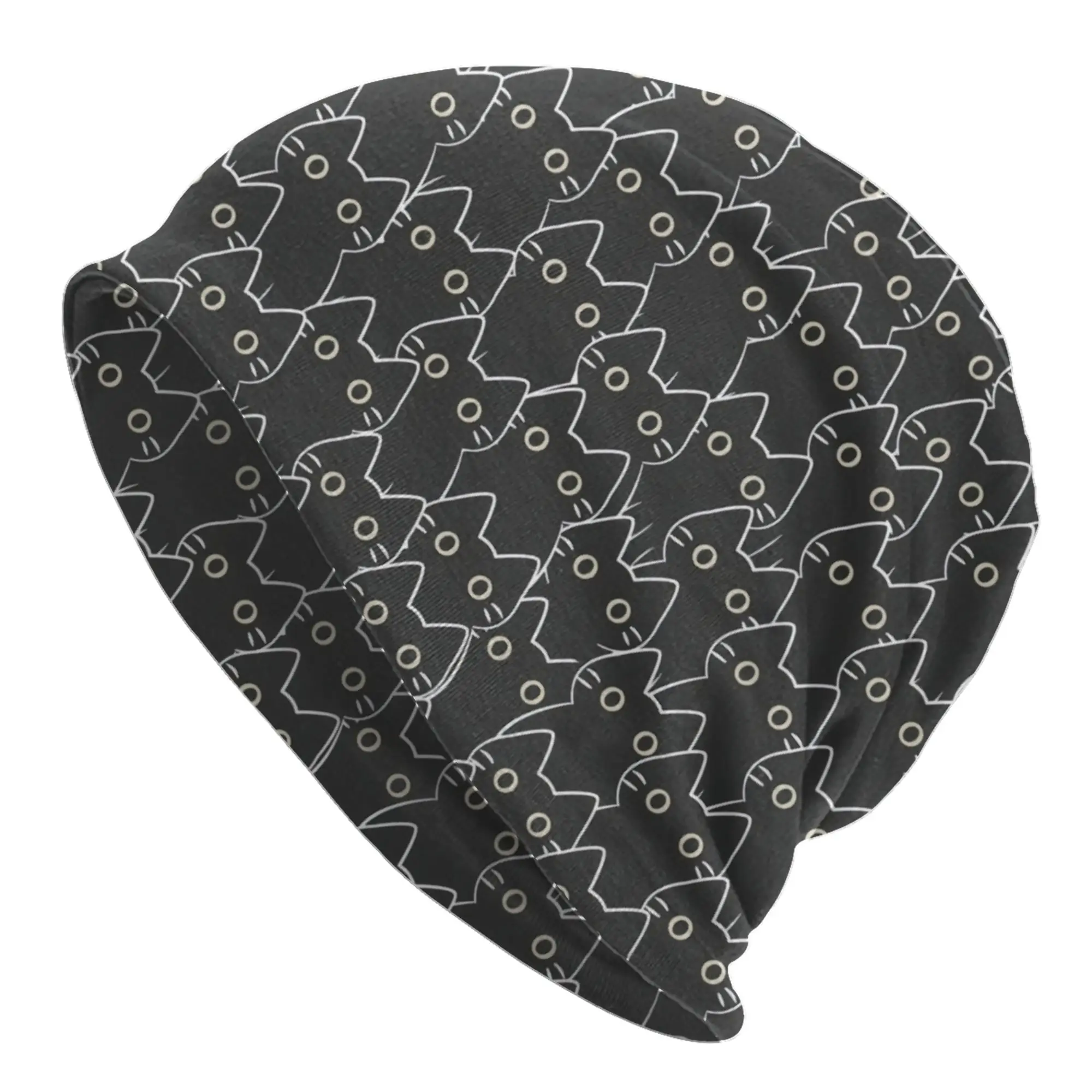 Funny Colourful Creative Cat Printed  Bonnet Hats  Fashion Knit Hat For Women Men Winter Warm  Skullies Beanies Caps