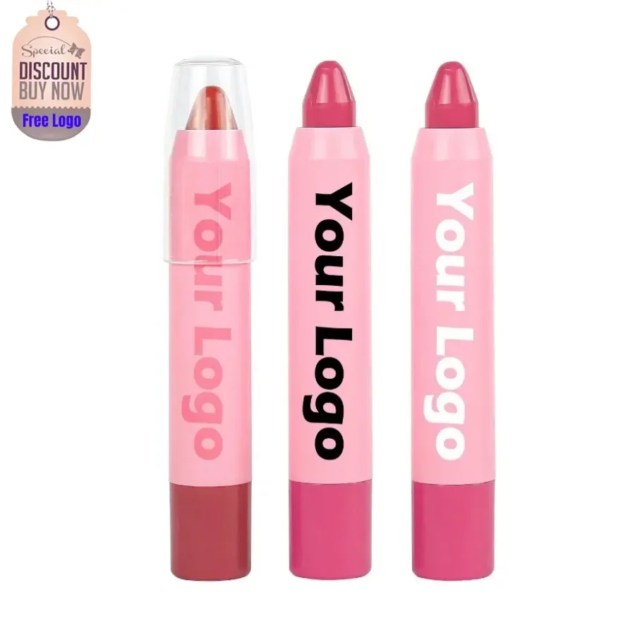 

Custom Logo Smoothly Matte Pencil Lipstick Pigment Long Lasting Crayon Matte Lipstick Vendor Private Label