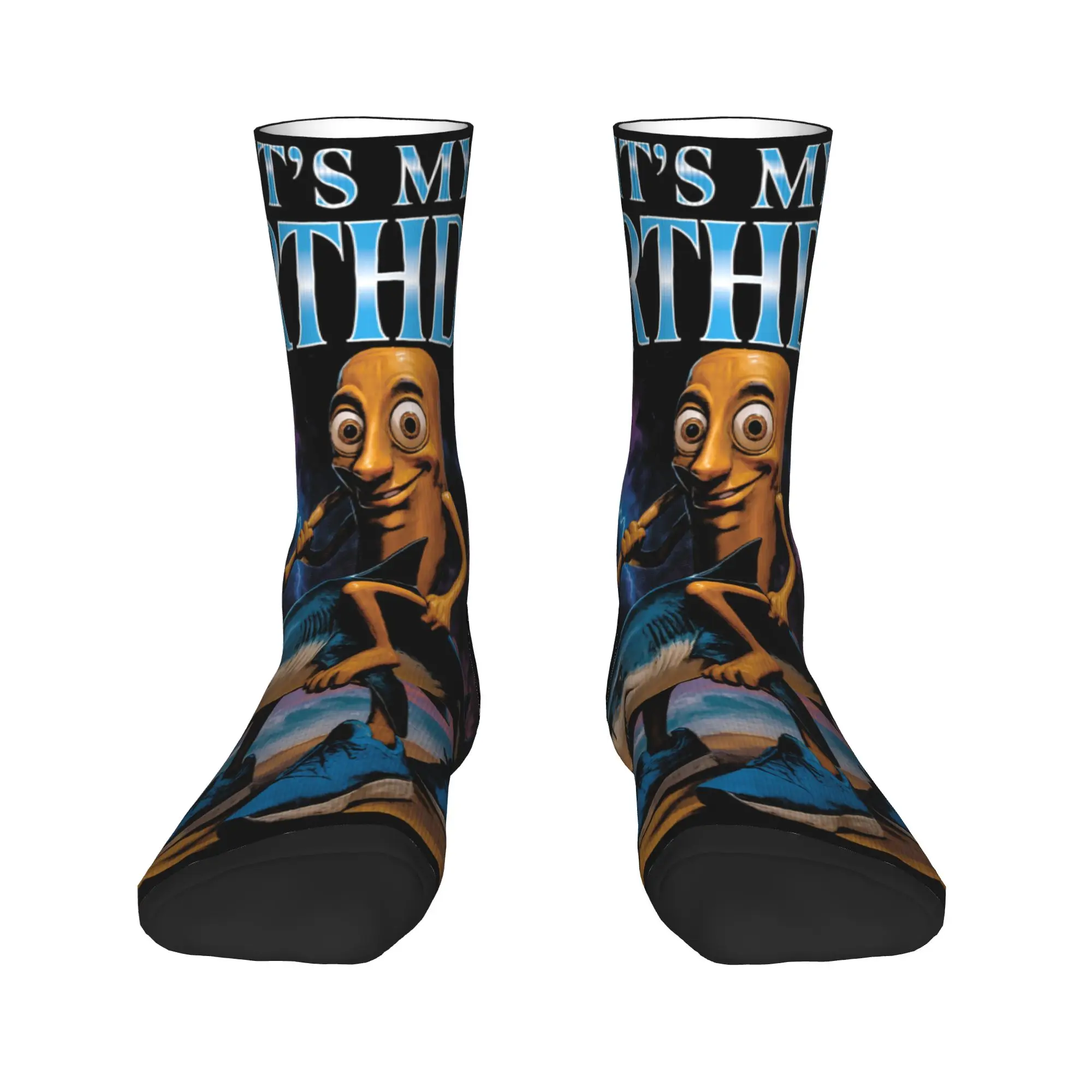 

Tung Sahur Birthday Italian Brainrot Funny Bootleg Socks Non Slip Stockings Adults Men Outdoor Sports Socks Autumn Design Socks