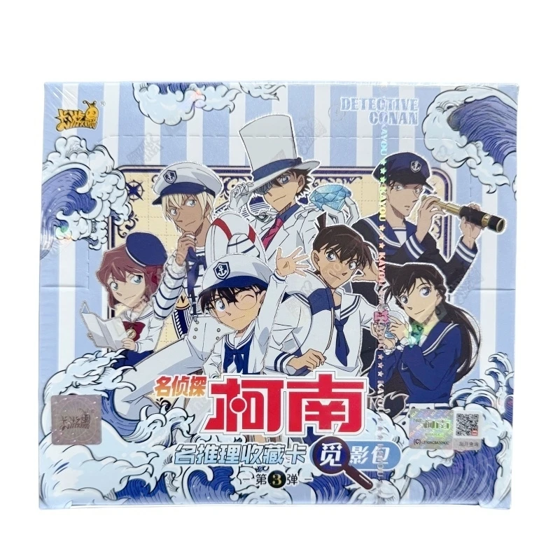 Baru 120Pcs/Set Kotak Asli Koleksi Karakter Anime Detective Conan Kartu Hobi JK Sailor Suit Hailey Moore Hadiah Anak-anak