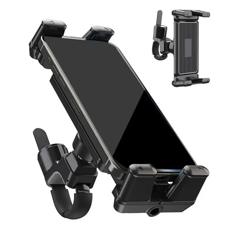 Spor salonu bisiklet Tablet telefon tutucu koşu bandı Tablet halkalı telefon kılıfı tutucu spor salonu için akıllı telefon taşıyıcı braketi egzersiz gidon telefon