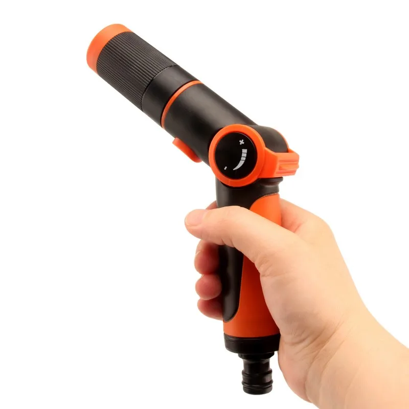 High Pressure Car Wash Water Gun Garden Adjustable Hose Nozzle Watering Gun Lawn Courtyard Multifunction Irrigation Sprayer Gun