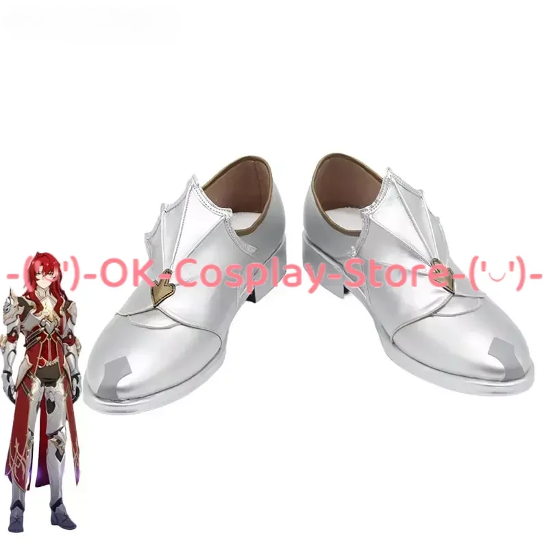 Argenti Cosplay Shoes Game Honkai Star Rail Cosplay Props Halloween Carnival Boots PU Shoes Custom Made