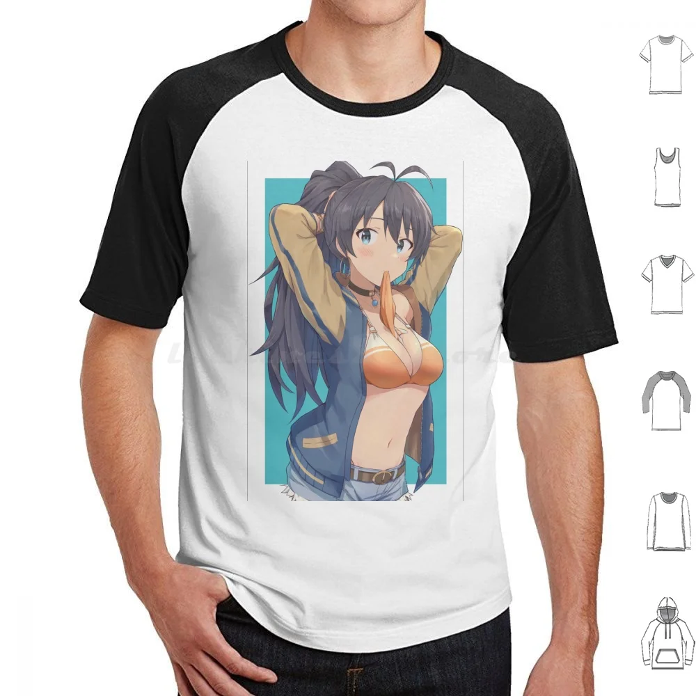 Sexy Girl T Shirt Big Size 100% Cotton Waifu Oppai Anime Girl Sexy Girl Echii Best Waifu Lewd Anime Anime Waifu Hentai Hentaii