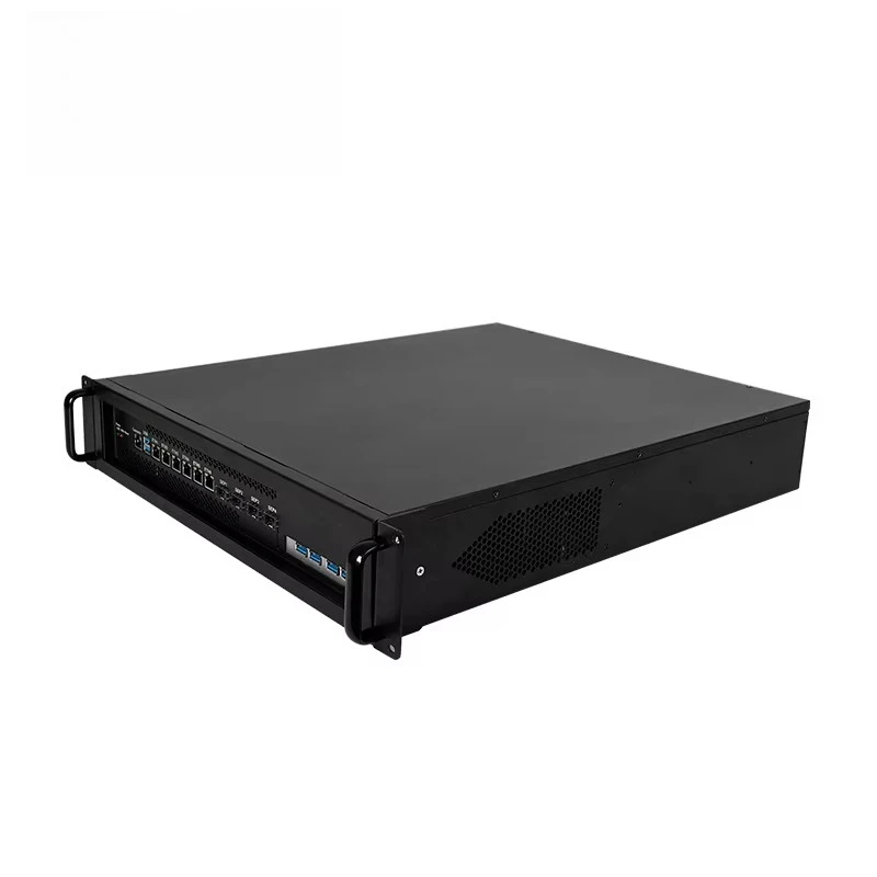 

2U Rack Case 4*SFP+ 10G 6 Lan 12th LGA 1700 H610 H670 Industrial Pfsense Firewall Appliance Mini PC 2U Server Rackmount Chassis