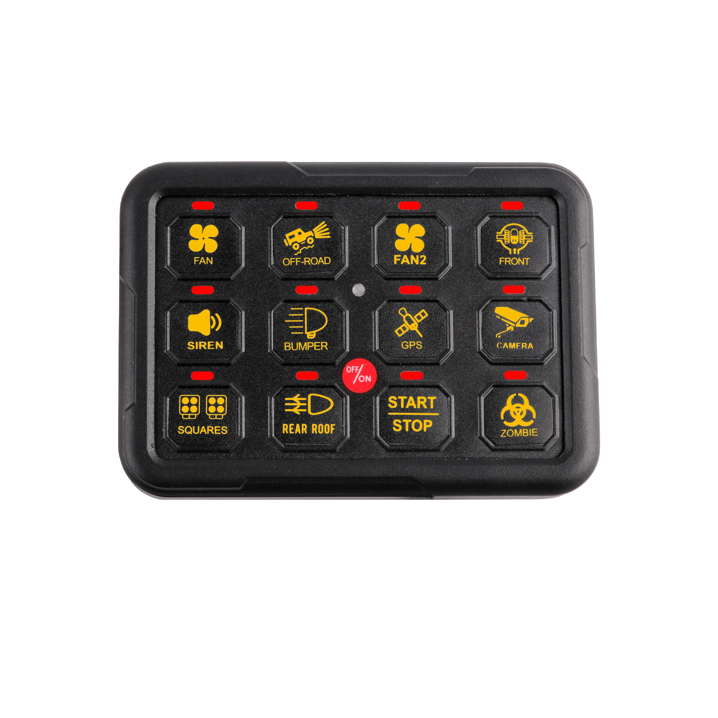 IP65 Multifunction Strobe Switch Panel For 4x4 Racing Cars Yachts Boats 4WD ATV UTV RV Pick-up Truck APP Remote Control