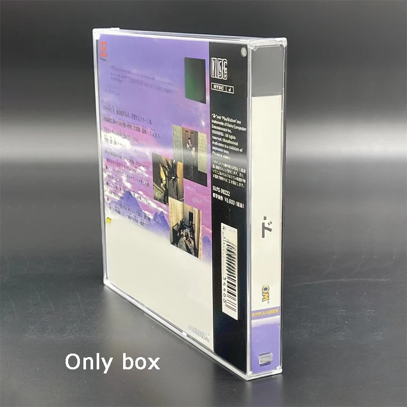 1 قطعة ل PS1 بلاي ستيشن 1 البلاستيك الشفاف قرص واحد تخزين قوس صندوق حافظة عالية الجودة لعبة القرص تخزين شل غطاء