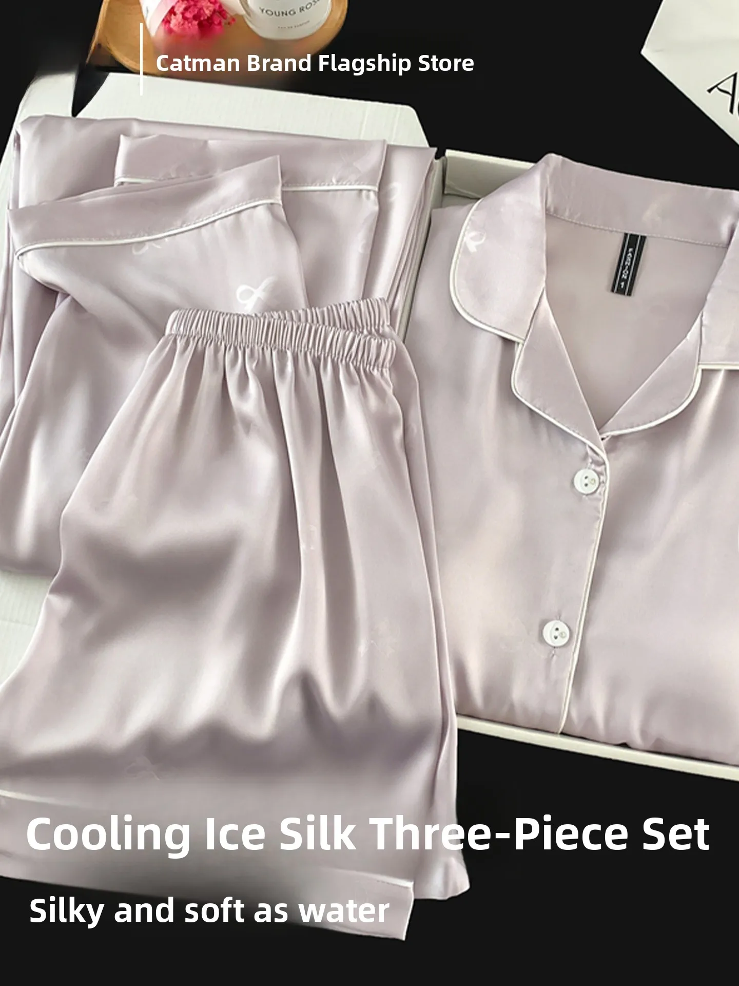 ice-silk-women's-sleepwear-short-sleeve-with-chest-pad-2026-summer-new-high-cool-feeling-sleepwear-three-piece-set