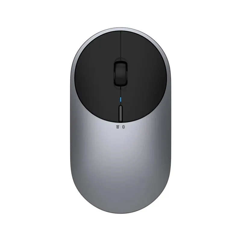 Newest Xiaomi Mi Portable Mouse 2 4-DPI 4000 2400 1800 1200 Bluetooth-compatible RF2.4 Aluminium Metal ABS Windows 10 Android