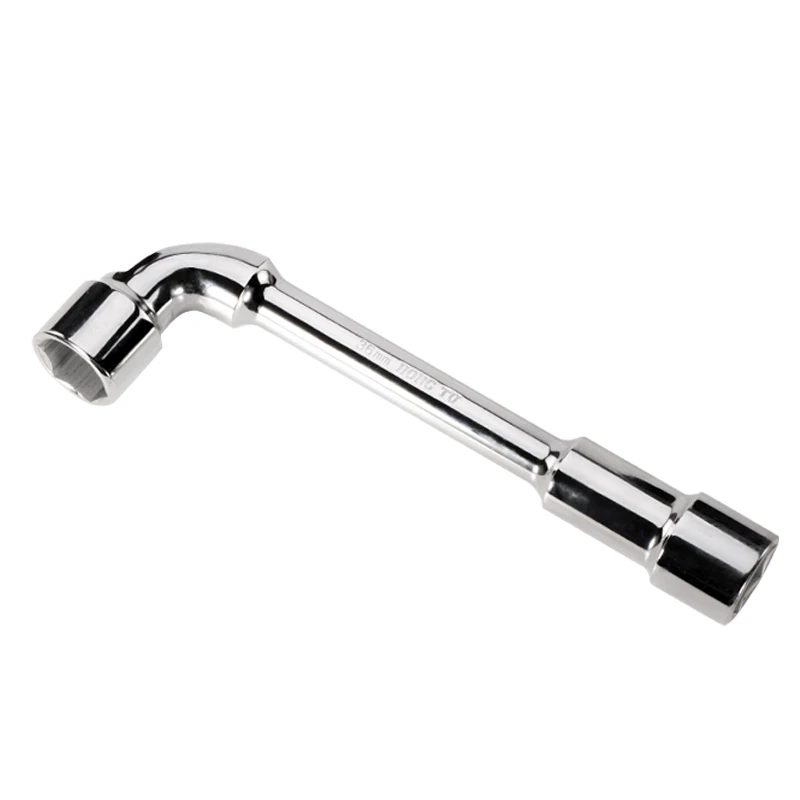 Milling 7 mouth words perforation elbow pipe type double hexagonal L type socket wrench