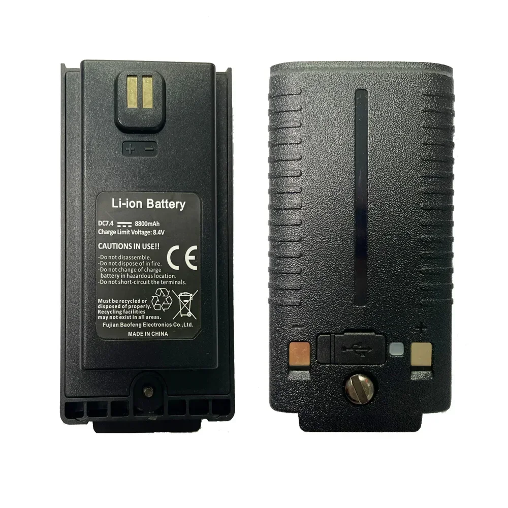 Batteria originale per walkie-talkie UV-G28 UV-G28 Pro Radio Car Charge Cavo USB TypeC per batterie ricaricabili Boafeng serie UV18