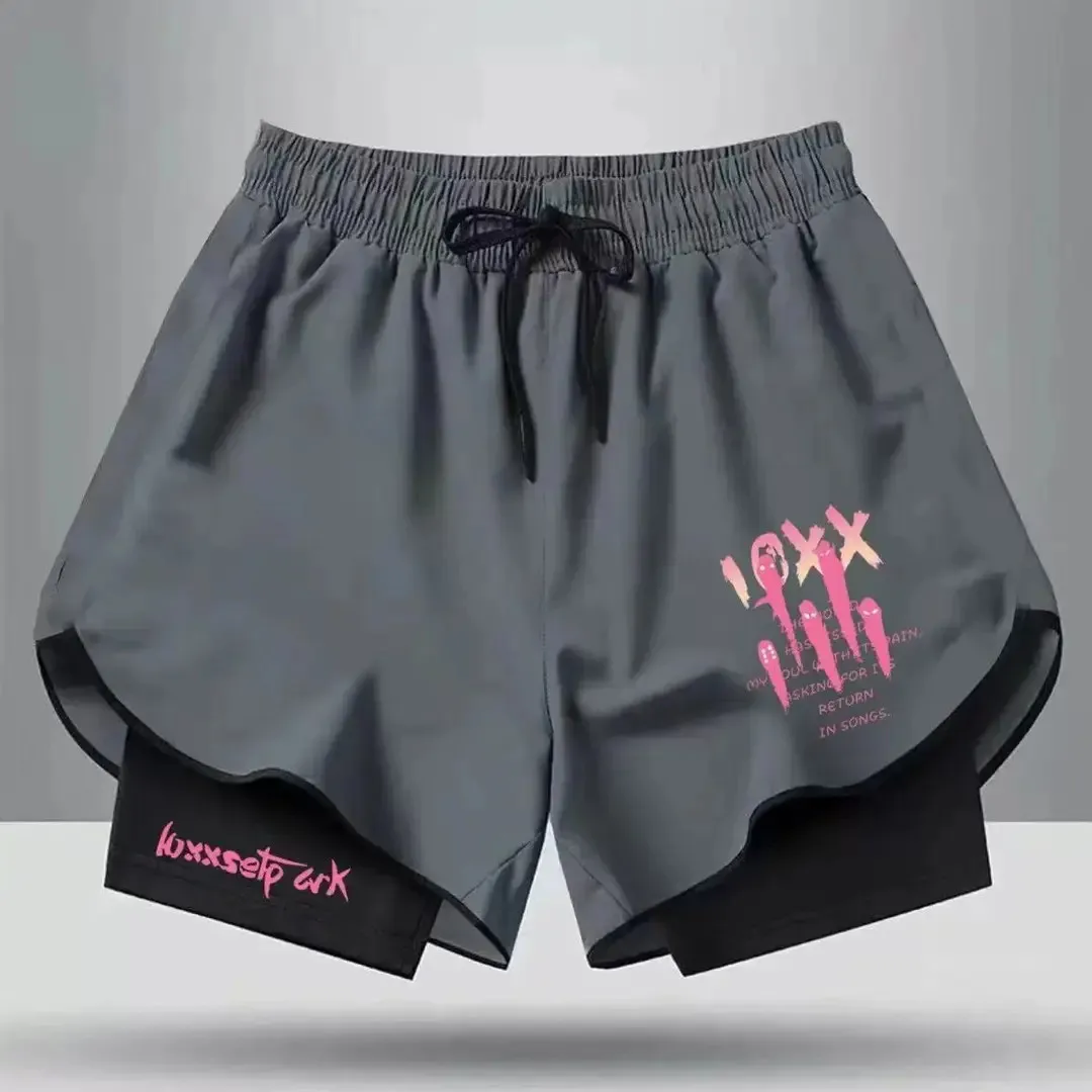 Quick Dry Men's Shorts Inner  Anti-Light Track And Field Training Running Fitness Sports Quartet Pants