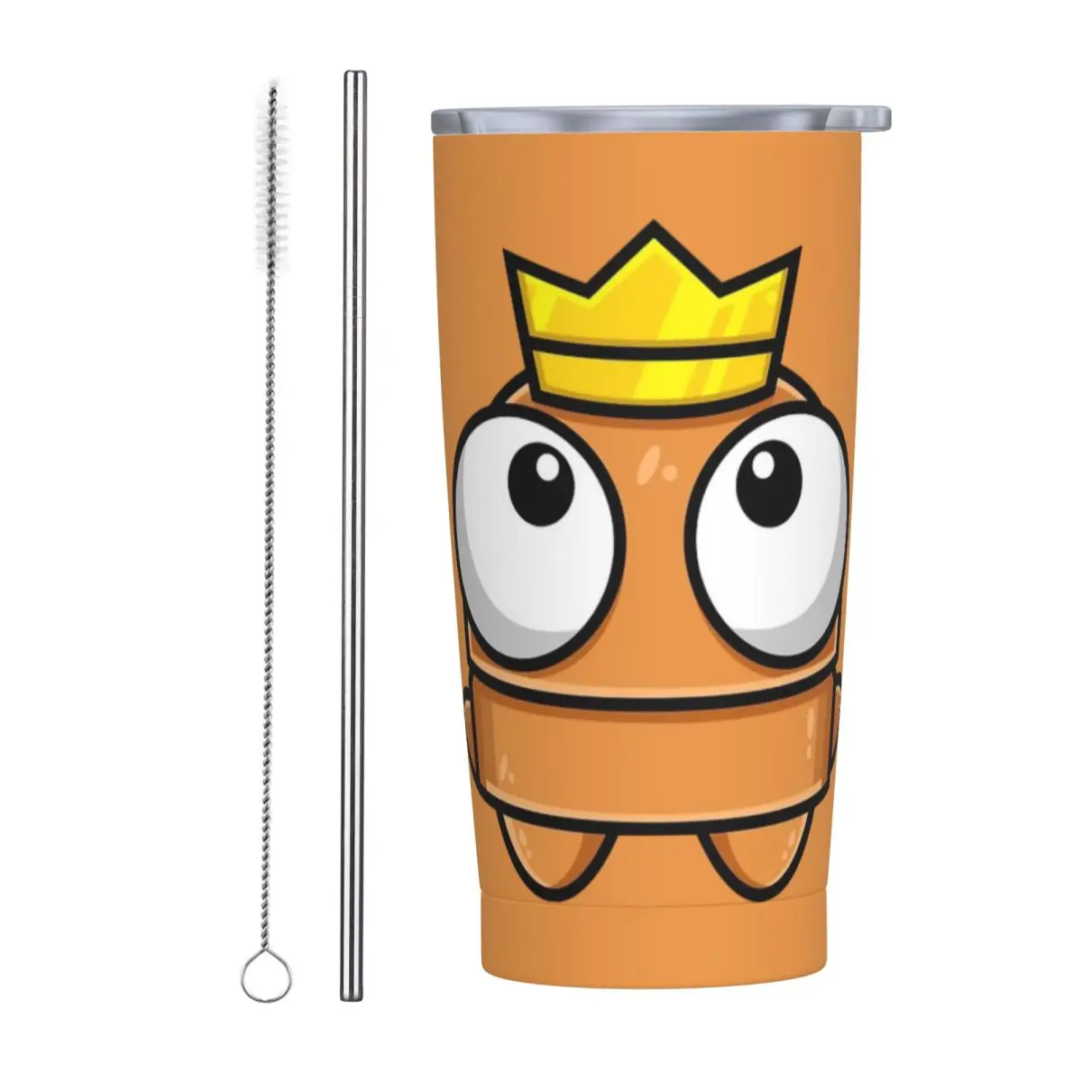 

РЭ.П.О. Стакан King Of Losers с вакуумной изоляцией, игровые кофейные чашки REPO с крышкой, соломенные уличные кружки, 20 унций