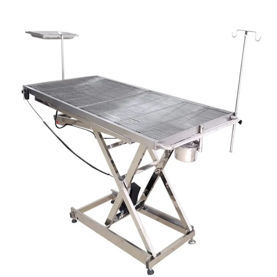 

Горячая продажа ветеринарного операционного стола из нержавеющей стали, электромагнитный замок