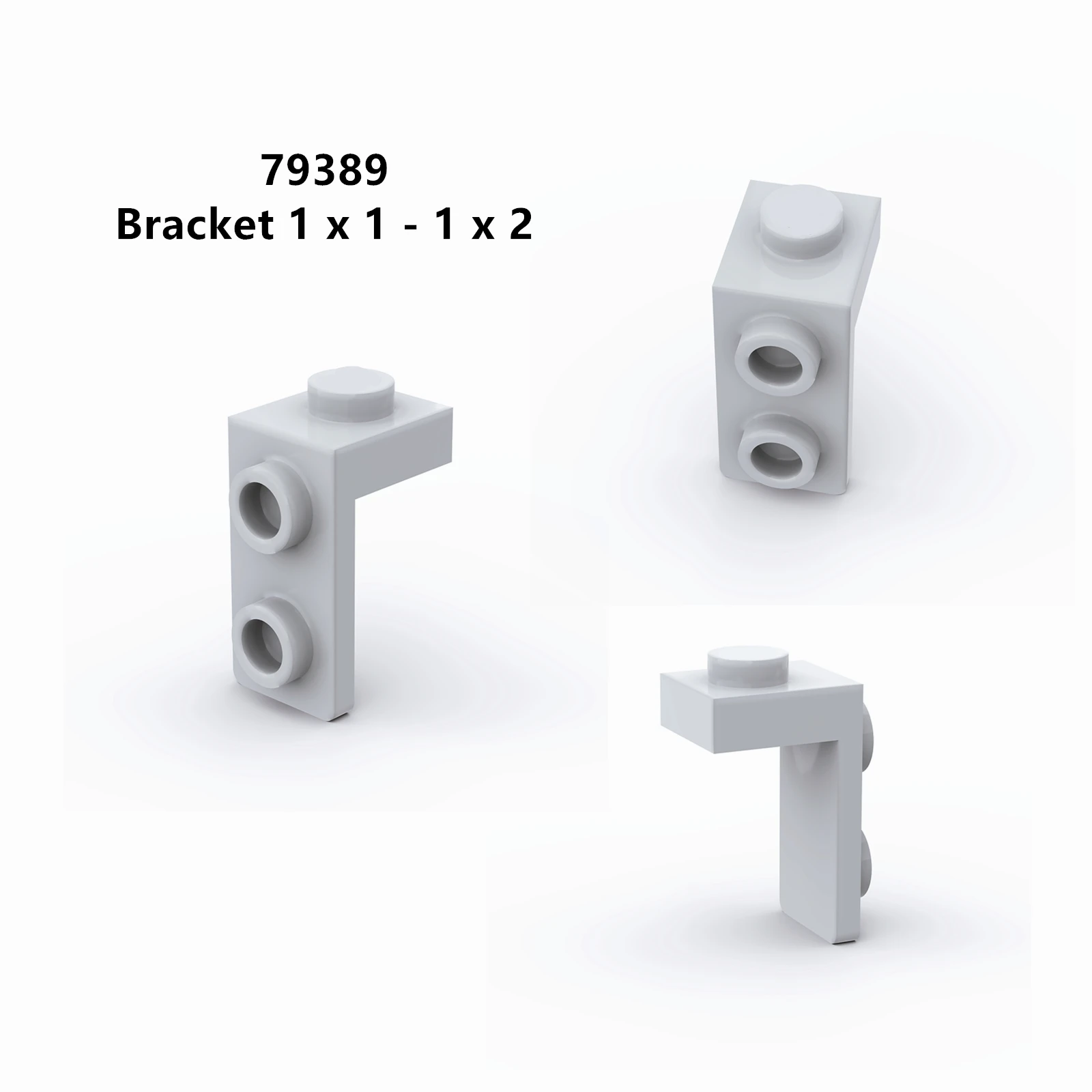 

Rainbow Pig MOC Parts 79389 Bracket 1 x 1 - 1 x 2 Compatible Bricks DIY Assmble Building Blocks Particle Tech Kid Toys