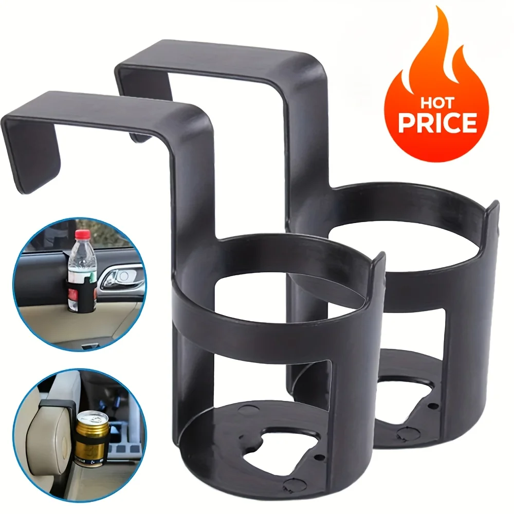 

2pcs Car Cup Holder, Car Door Window Hanging Drink Holder,Portable Water Bottle Holder,Storage Rack,Prevent Drinks From Spilling