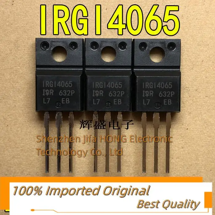 10PCS/Lot  IRGI4065PBF 300V 28A 39W IGBT  TO-220F MOSFET Imported Original Best Quality