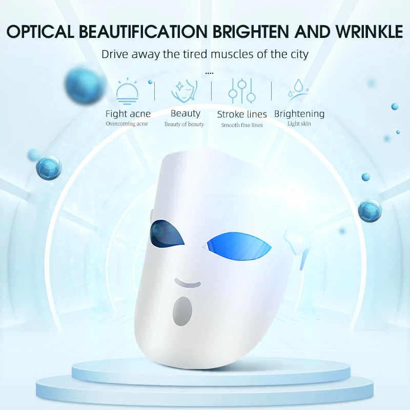 KD036A Optical black technology Restore the delicate & tender skin as before Photon Rejuvenation Mask •108 LED lights