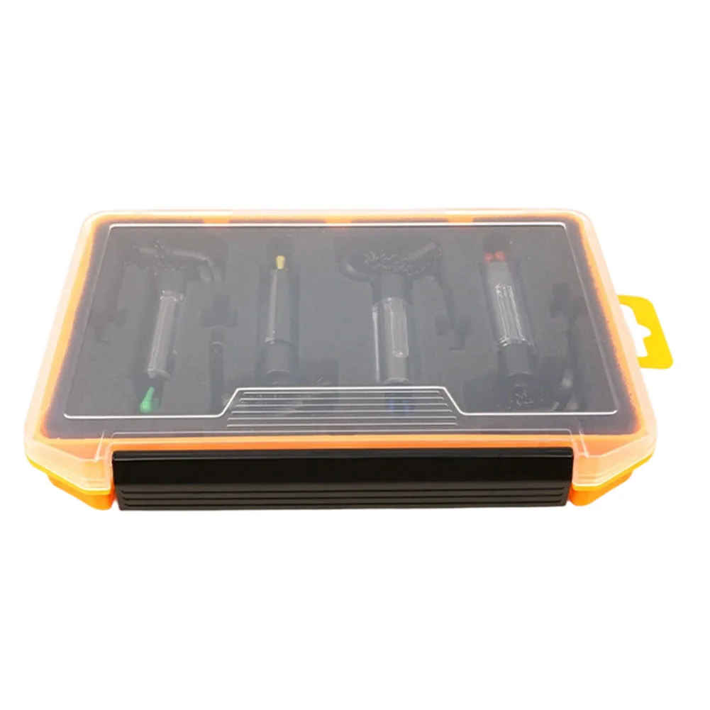 4 Piece Carp Fishing LED Bite Indicators with Metal Soft Chain and Adjustable Clips for Effective Bite Detection