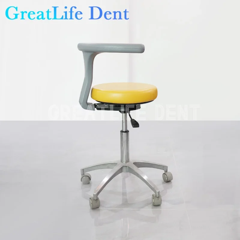 GreatLife Dent Dental Saddle doctor seat dentist 360° Rotation lift beauty nail dentist chair tattoo embroidery surgical chair