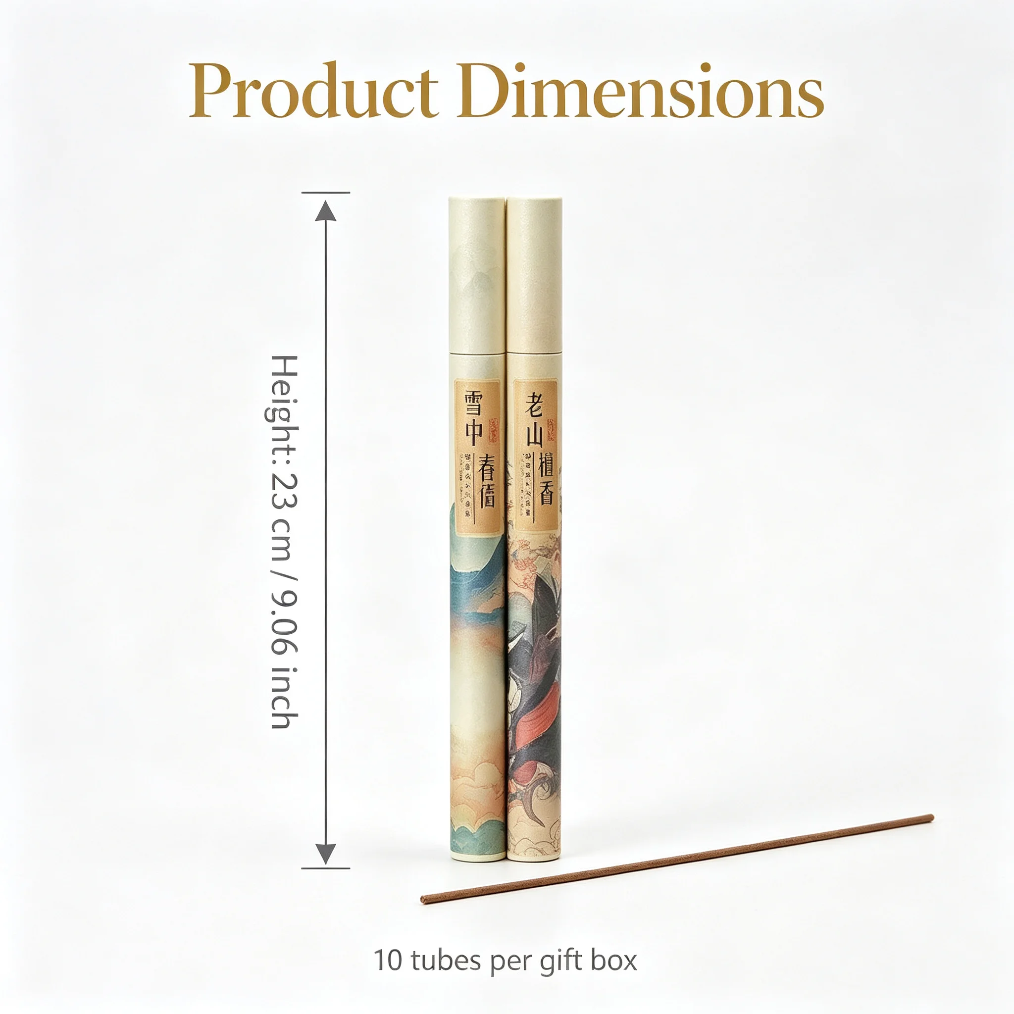 Ten-Flavor Incense Gift Box, Each Stick Has a Different Scent. Perfect for Housewarming, Tea Rooms, Studies, or Home Incense.