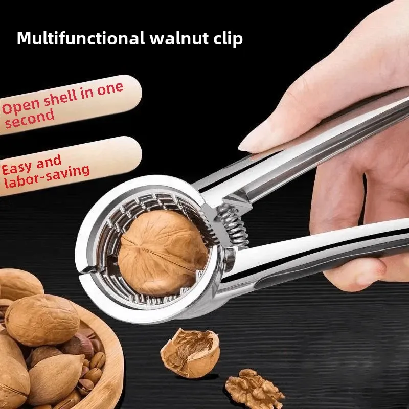 Multifunctional Home Use Nut Opener Tool Walnut Shell Cracker Pistachio Peeler Squeezer Spreader Chinese Large Land Origin