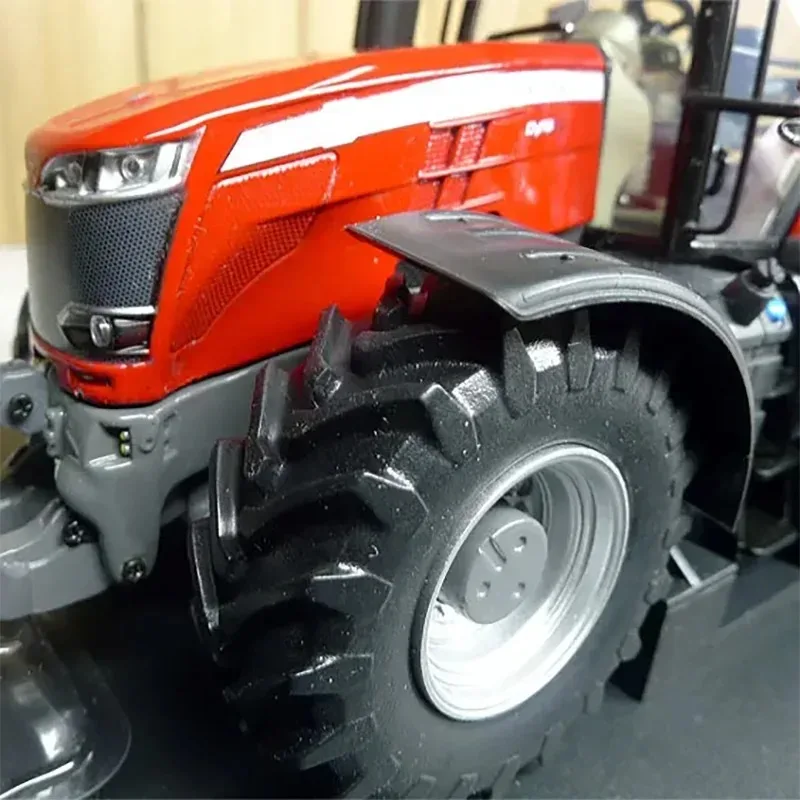Diecast 1: 32 Scale 8740S Agricultural Tractor Vehicle Alloy Simulation Car Model Collection Display Toy Gift Souvenir