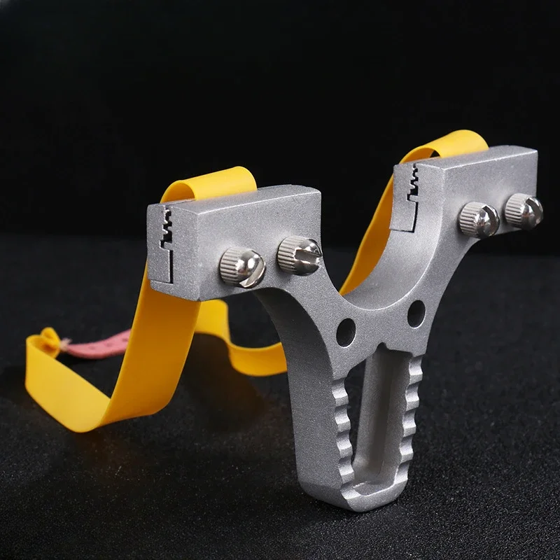 

Outdoor Shooting Hunting Accessories Aluminum Alloy Bow Head 40mm Support Head Precision Wire Cutting Card Slit Slingshot Head