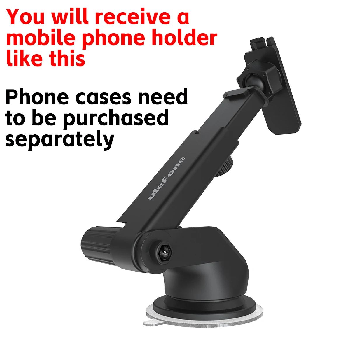 Ulefone Armor Mount Car Suction SmartPhone Holder For Ulefone Power Armor 8 Armor 18T Armor 19 Armor 21 Armor 22