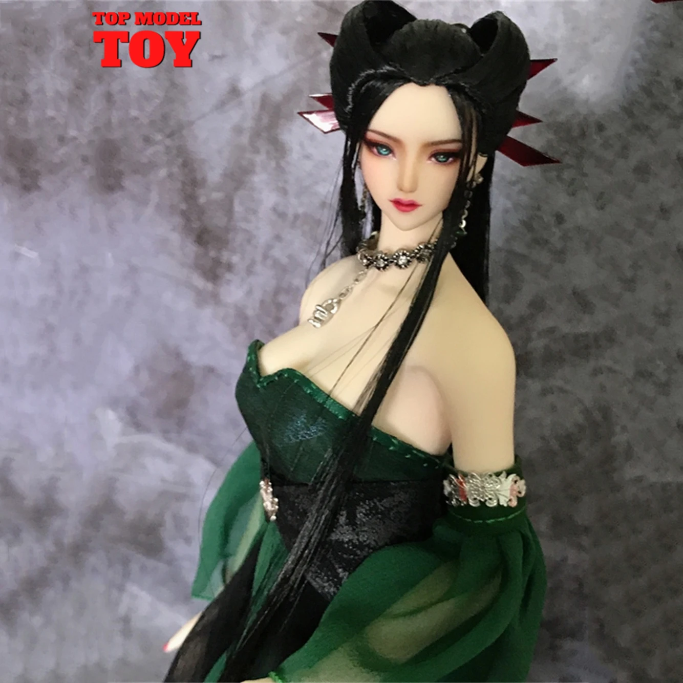 

1/6 Scale Obitsu OB Girl Head Sculpt Anime Styling Custom Made Model for 12'' Female Soldier Action Figure Body DollsToy
