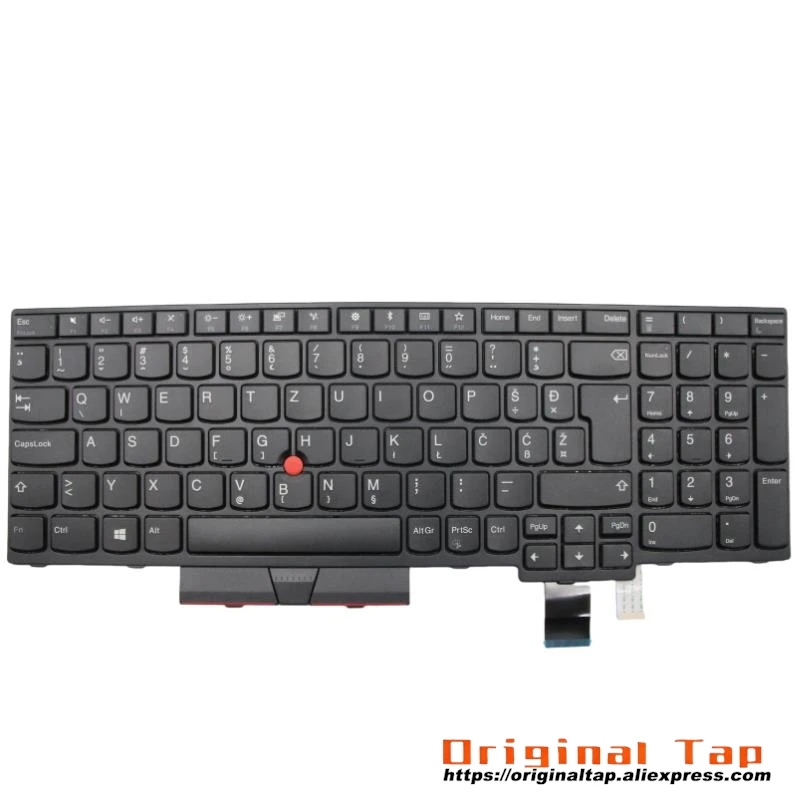 SI Slovenian Keyboard for Lenovo Thinkpad T570 T580 P51s P52s 01EN953 01ER525 01HX163 01HX203